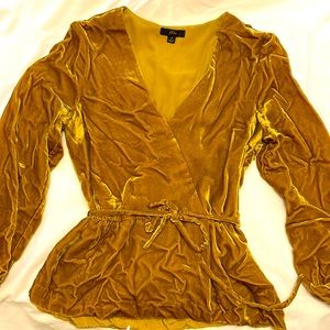 J. Crew Velvet Top